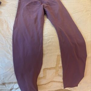 Purple Casual Leggings with Relaxed Fit